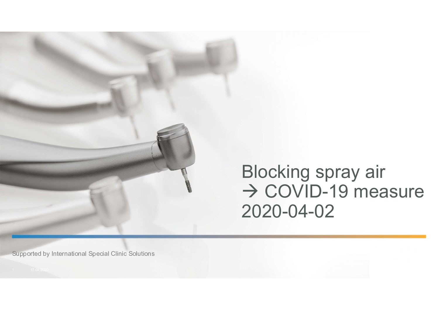 Blocking spray air Covid-19 measure
